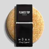 Flakes gold