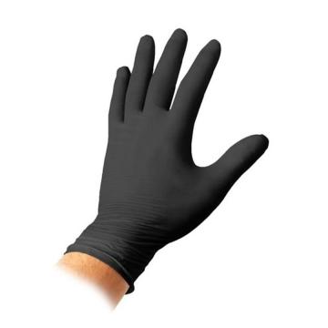 Gants nitrile noir 100pieces 