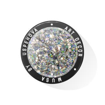 Paillettes kosmos silver