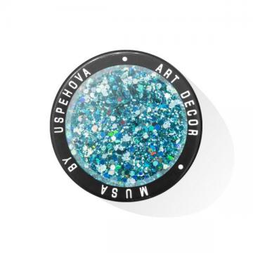 Paillettes kosmos turquoise