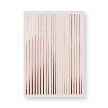 Stickers lignes rose gold